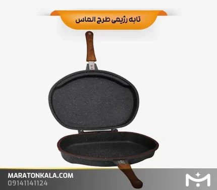 تابه 36 رژیمی طرح الماس رنگ طوسی تیره ماراتن