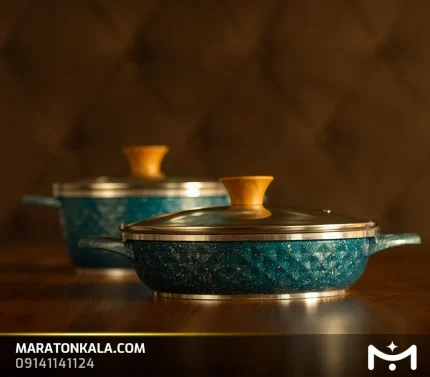 تابه 32 دربدار طرح الماس رنگ سبز کله غازی ماراتن