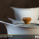 سرویس قابلمه 26 پارچه طرح لبخندی رنگ سفید ماراتن