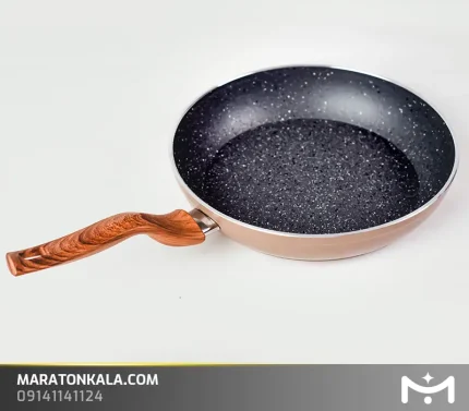تابه تک دسته فورج شکلاتی سایز 24 ماراتن