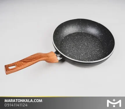 تابه تک دسته فورج مشکی سایز 28 ماراتن