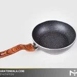 تابه تک دسته فورج رنگ طوسی سایز 28 ماراتن