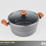 قابلمه فورج رنگ طوسی سایز 20 ماراتن