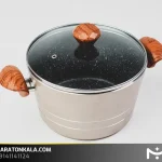 قابلمه فورج رنگ نسکافه ای سایز 20 ماراتن