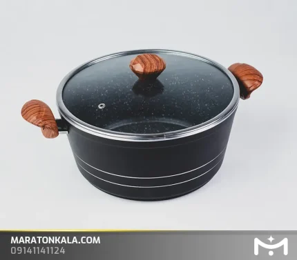 قابلمه فورج مشکی سایز 24 ماراتن