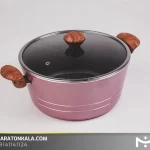 قابلمه فورج رنگ رزگلد سایز 28 ماراتن